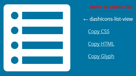 Font Icon Dashicon WordPress 3.8